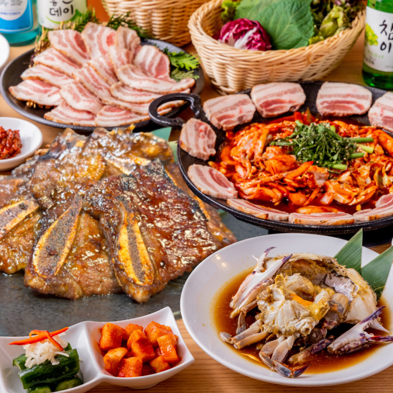 韓国料理KollaBo×マンジョッオヒャンチョッパル＆ソベッチャカンジャンケジャン menu